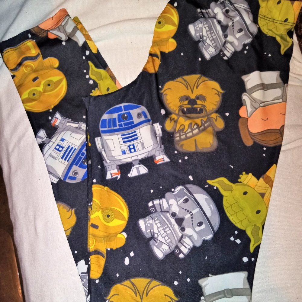 Star Wars Funko Pop Leggings, Size XL, Black